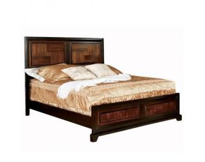 Furniture of America Patra Full Bed in Walnut Finish