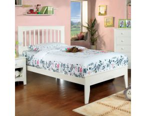 Furniture of America Pine Brook Full Bed in White Finish