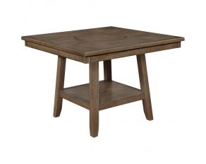 Crown Mark Manning Counter Height Table in Brown