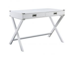 Amenia Writing Desk in White Finish