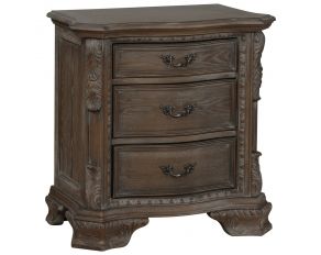 Crown Mark Sheffield Nightstand in Grey