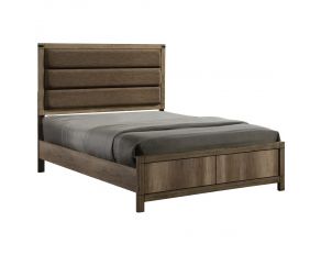 Crown Mark Matteo Panel Bed in Brown, Full