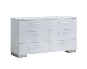 Christie Dresser in White