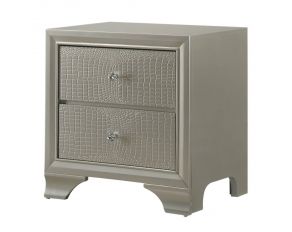 Crown Mark Lyssa Nightstand in Brown