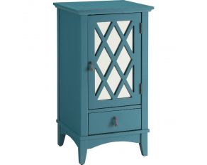 Ceara Accent Floor Cabinet in Teal