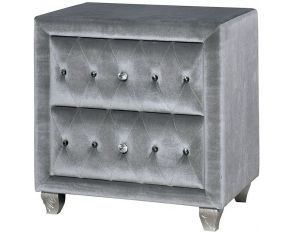 Alzir Nightstand in Gray