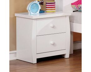 Furniture of America Marlee Night Stand in White