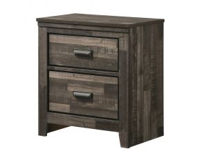 Crown Mark Delrey Nightstand in Brown