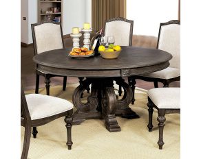 Arcadia Round Dining Table in Rustic Natural Tone