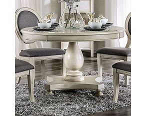 Kathryn Round Dining Table in Antique White