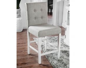 Sutton Set of 2 Counter Height Chairs in Antique White