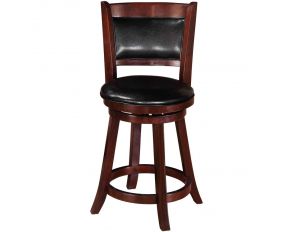 Crown Mark Cecil Swivel Pub Stool - Set of 2