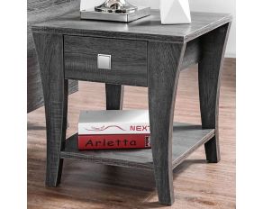 Amity End Table in Gray