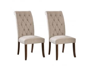 Marshall Set of 2 Side Chairs in Antique Oak Beige