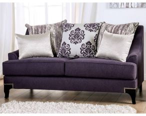 Sisseton Loveseat in Purple