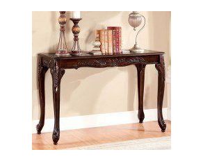 Furniture of America Cheshire Sofa Table in Cherry