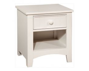 Furniture of America Corry Nightstand in White