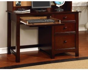 Furniture of America Omnus Desk in Cherry