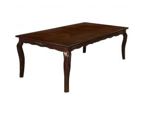 Furniture of America Townsville 60" Dining Table in Dark Walnut Finish