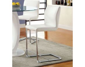 Furniture of America Lodia II Counter Height Chair in White