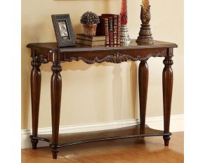 Furniture of America Bunbury Sofa Table in Cherry Finish