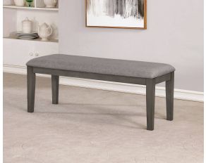 Viana Bench in Light Gray