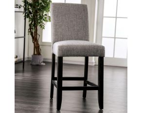 Brule Set of 2 Counter Height Side Chairs in Light Gray