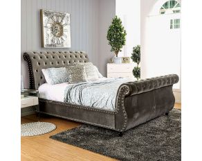 Noella Queen Bed in Gray