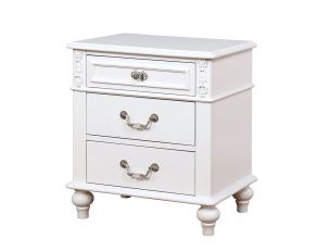 Belva Nightstand in White