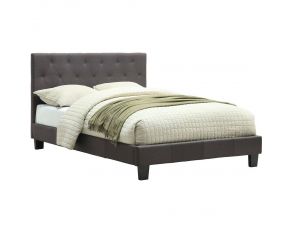 Leeroy King Bed in Gray