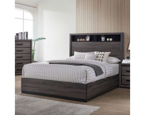 Conwy Queen Bed in Gray