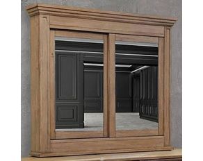 Coimbra Cabinet Mirror in Rustic Natural Tone