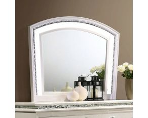 Maddie Mirror in Pearl White