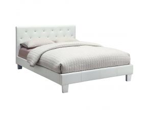 Velen King Bed in White