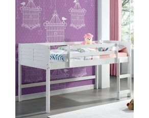 Abigail Twin Loft Bed in White