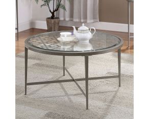 Freja Cocktail Table in Silver