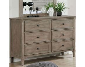 Vevey Dresser in Wire-Brushed Warm Gray