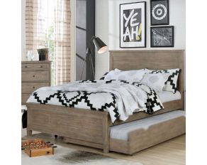 Vevey Full Bed in Wire-Brushed Warm Gray