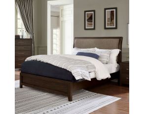 Jamie California King Bed in Walnut Light Brown