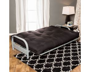 Plosh Futon Mattress with Inner Spring in Black