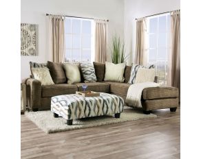 Kempston Sectional in Brown