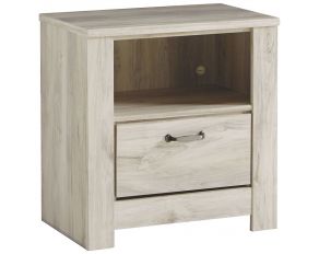 Ashley Furniture Bellaby One Drawer Night Stand in Whitewash