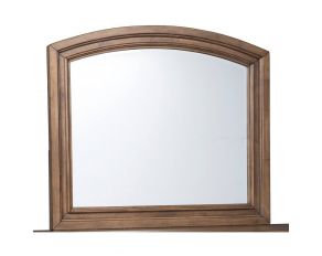 Flynnter Bedroom Mirror in Tobacco Brown