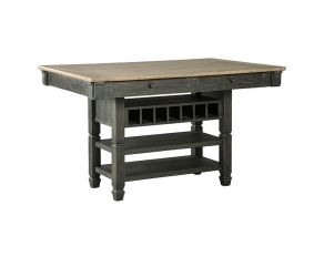 Ashley Furniture Tyler Creek Rectangular Dining Counter Table in Black