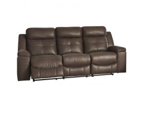 Ashley Furniture Jesolo Reclining Sofa in Coffee