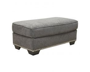 Locklin Ottoman in Carbon