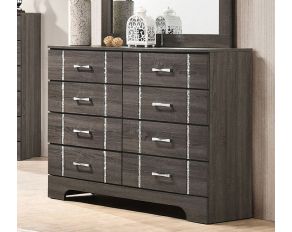 Richterswil 8-Drawer Dresser in Gray