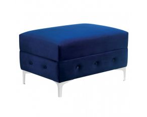 Ciabattoni Ottoman in Navy