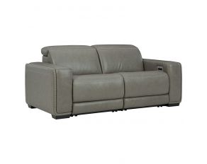 Correze 2-Piece Power Reclining Sectional in Gray