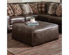 Denali Sectional 40 Inch Cocktail Ottoman in Chocolate